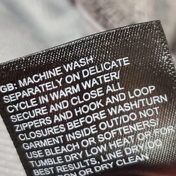 The North Face Heather Gray Full Zip Fleece Lined Sweater Jacket Medium - Picture 8 of 9